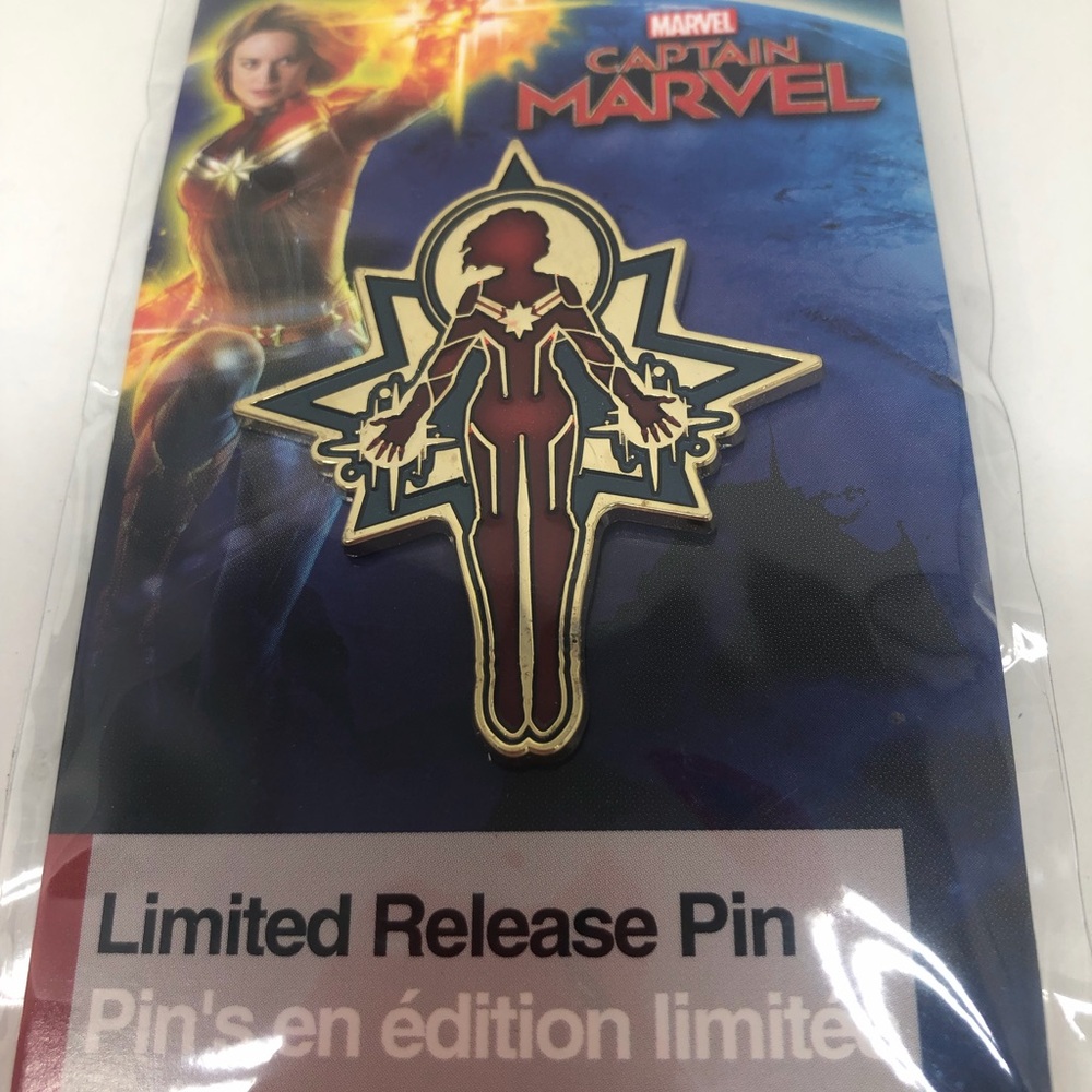 Disney Marvel Pin with Black and Red Accents